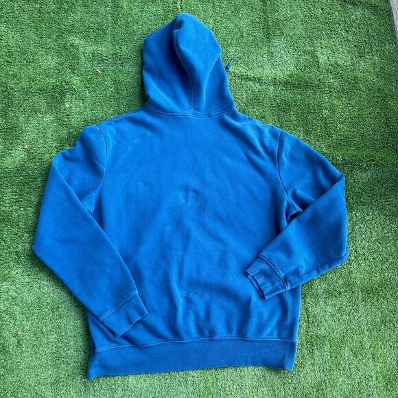 Gap Hoodie Adult Large Blue Spellout Logo Y2K Style Comfort Casual City Fall - Picture 5 of 8